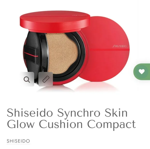 Shiseido Synchro Skin Glow, Compact and Cushion, Golden Ocher NIB